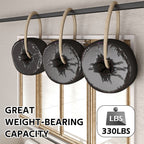 Sliding Barn Door Hardware Kit Rust Resistant Heavy Duty 1.83m
