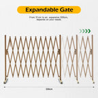 Expandable Aluminum Garden Fence Gate Rectangular