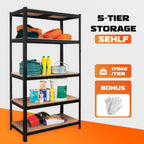 Heavy Duty Warehouse Shelving 75x30x170cm Steel
