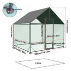 Large Chicken Coop Hen House 276x207x300cm Cage Enclosure