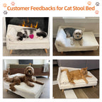 Luxury Pet Sofa Bed 80cm Rectangular Soft Anti-skid Couch