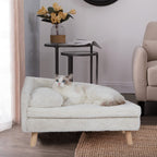 Luxury Pet Sofa Bed 80cm Rectangular Soft Anti-skid Couch