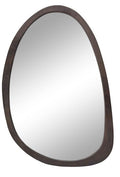 Antique Wooden Wall Mirror HD Odd Shaped Home D?cor 50x70cm