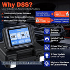 D8S OBD2 Scanner Diagnostic Tool 2025 Newest Version