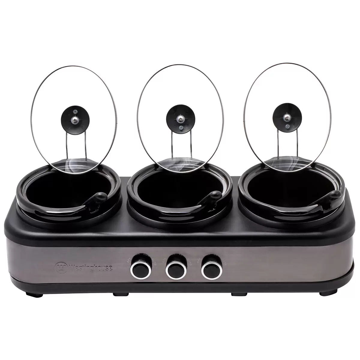 Westinghouse Slow Cooker Ceramic Pots 3 x 2.5L