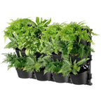 Tri vertical garden with 4 frames and 12 pots
