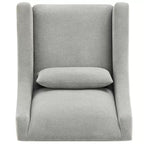 Fabric accent chair