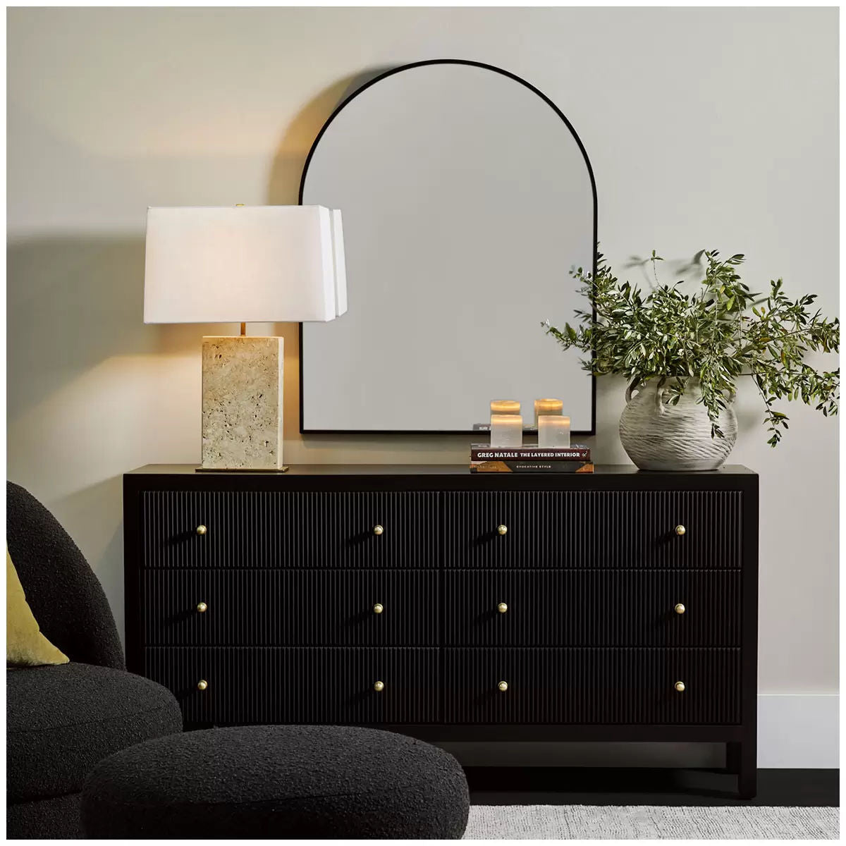 Archibald wall mirror