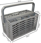 2 in 1 Universal Dishwasher Cutlery Basket (24 x 13 x 13 cm)