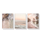 Wall Art 60cmx90cm Amazing Newzealand 3 Sets White Frame Canvas