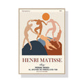 Wall Art 90cmx135cm Dancing by Henri Matisse Wood Frame Canvas