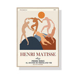 Wall Art 90cmx135cm Dancing by Henri Matisse Wood Frame Canvas