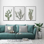 Wall Art 70cmx100cm Desert 3 Sets Black Frame Canvas