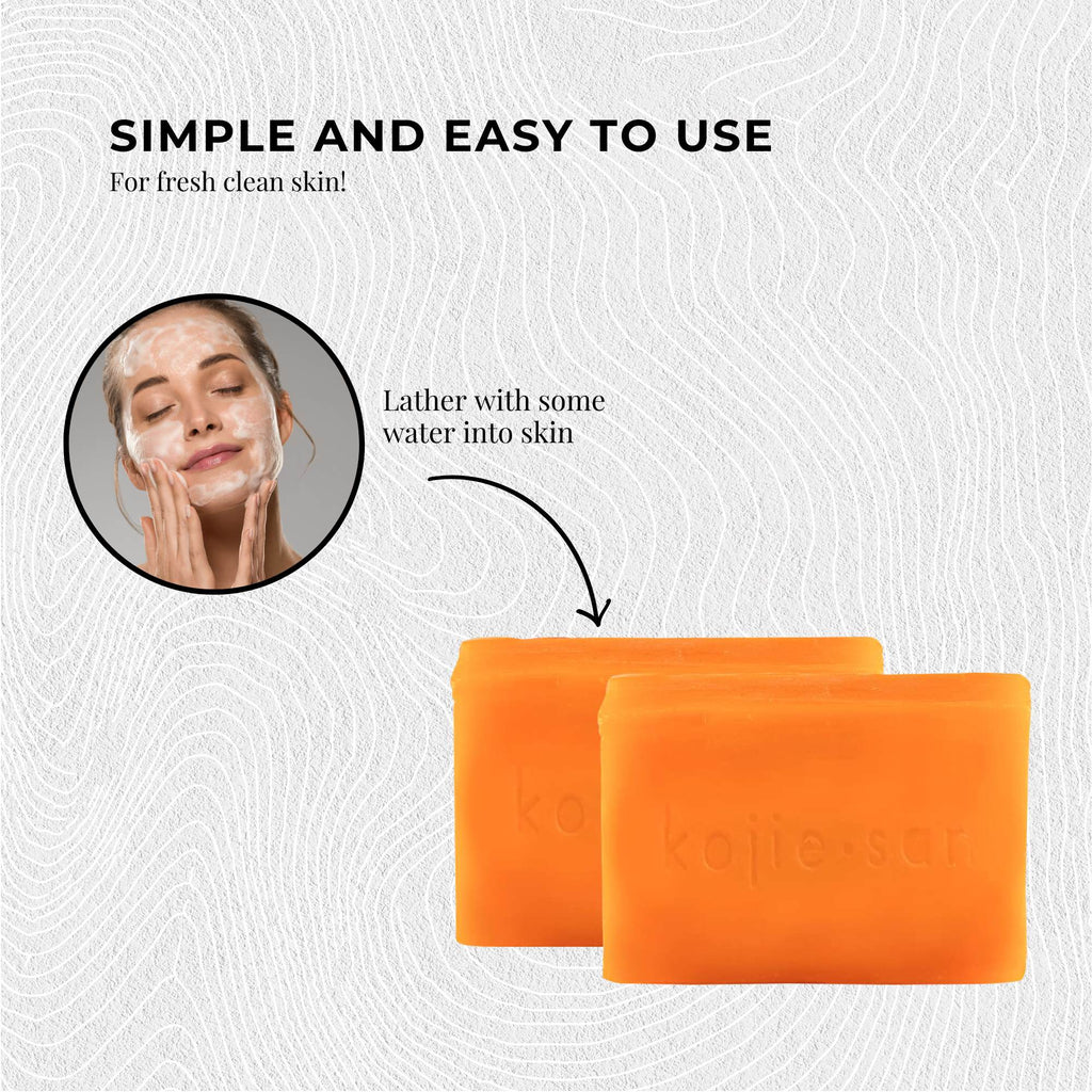 2x 135g Kojie San Soap Bar - Original Kojic Acid Bars