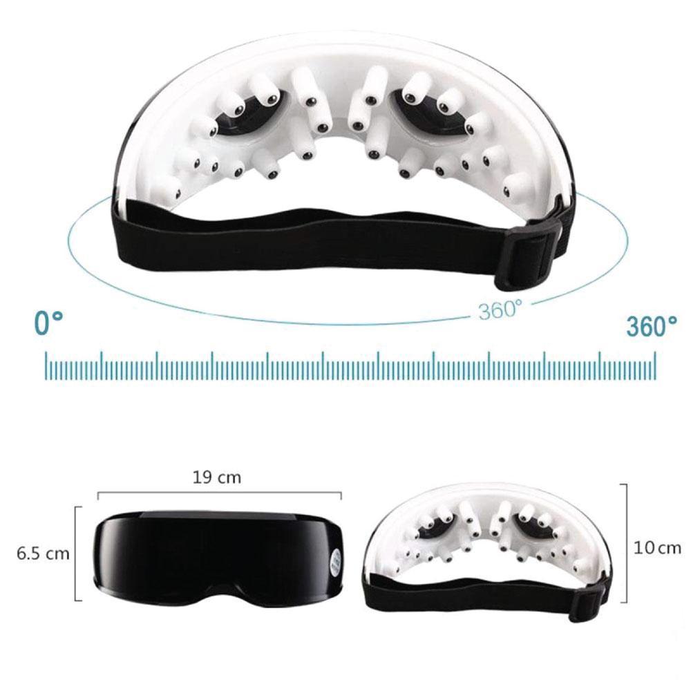 Orku Magnetic Eye Massager Rechargeable - Wireless Pressure Vibration Electric