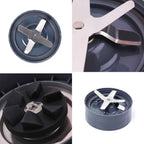 For Nutribullet Extractor Blade + Tall Cup - Suits Most Nutri 600 900 Models