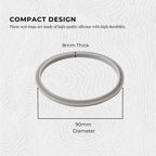 For Nutribullet Short Cup + Handheld Lip Ring + Grey Seal 900 and 600 Models