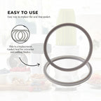 For Nutribullet Short Cup + Fliptop Lid + Grey Seal - For 900 and 600 Models