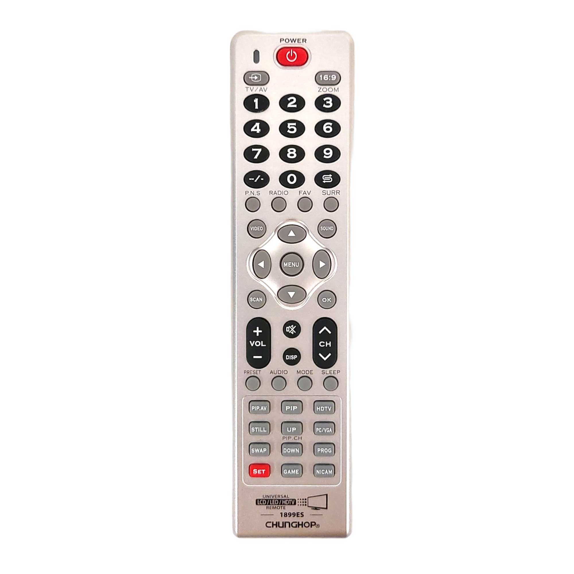 Chunghop TV Remote Control Compatible with Xinsida Philips LCD HD