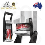 2x Aluminium Can Crusher - 16oz Beer Soda Smasher - Wall Mounted Bottle Opener