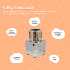 30cm Bird Feather Plucker Machine - Electric Automatic Quail Pigeon Defeathering