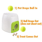 AFP Interactive Treat Reward Dog Toy - Enrichment Play Ball Drop Snack Dispenser