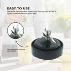 For Nutri Ninja 5 Fin Extractor Blade Replacement Compatible with QB3000 Series