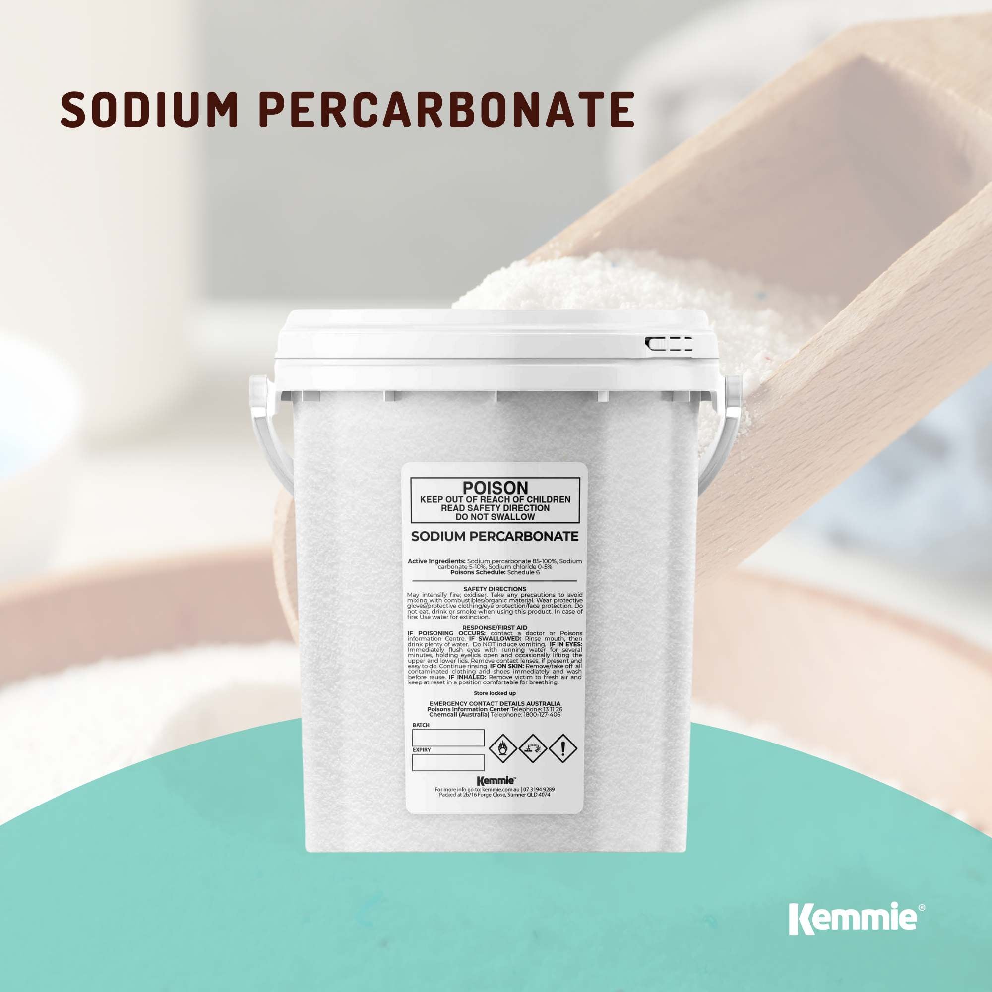 1.3Kg Sodium Percarbonate Tub - Eco Laundry Cleaner Brew Sanitiser Oxygen Bleach