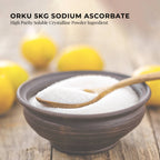 Orku 100g Sodium Ascorbate - High Purity Soluble Crystalline Powder Ingredient