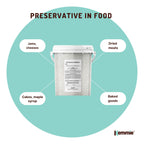 Kemmie 500g Potassium Sorbate Food Grade Granules Tub Preservative E202 Cosmetic