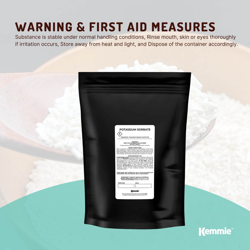 Kemmie 400g Potassium Sorbate Food Grade Granules Preservative E202 Cosmetic