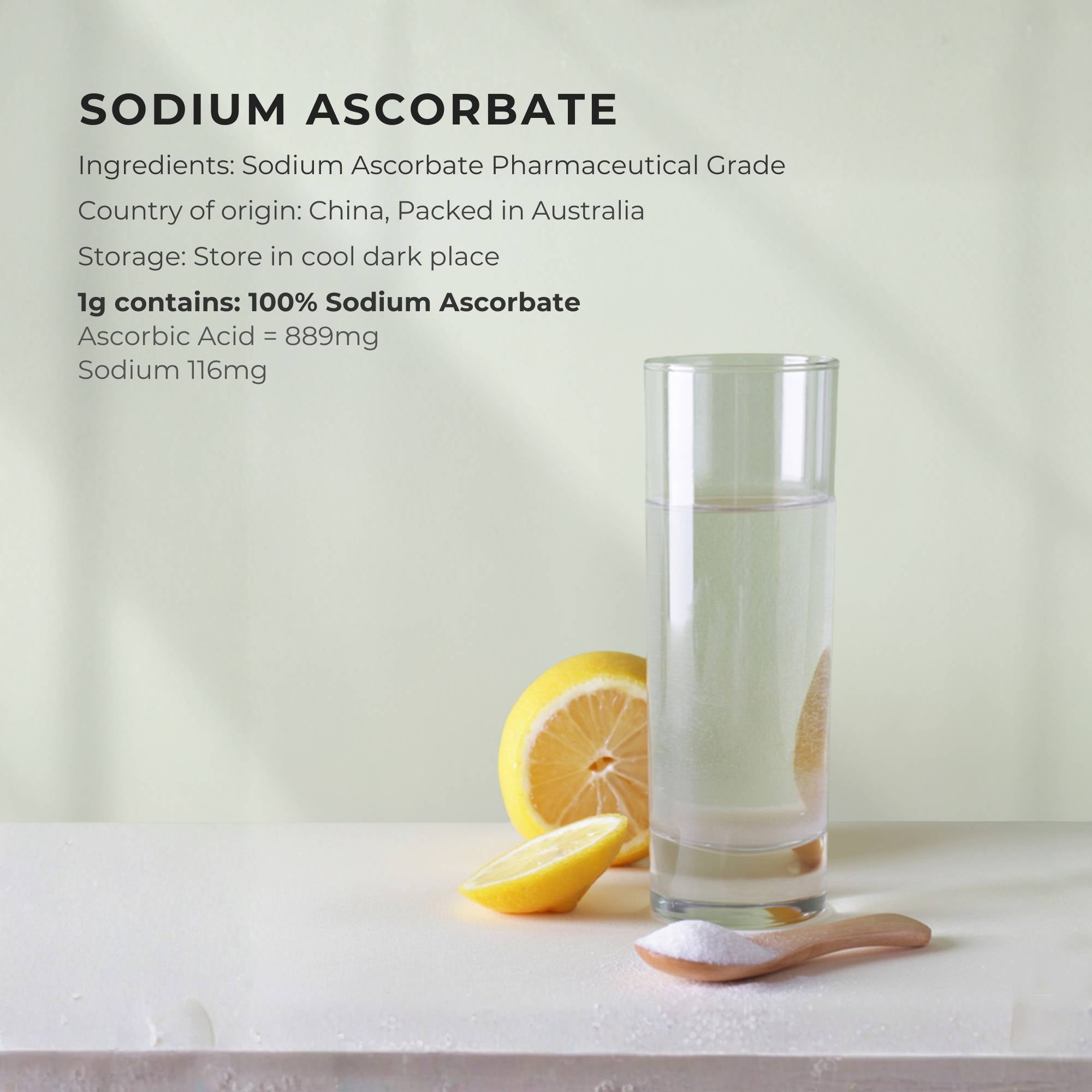 Orku 10Kg Sodium Ascorbate - High Purity Soluble Crystalline Powder Ingredient