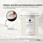 300g Organic Fine Diatomaceous Earth Tub - Food Grade Fossil Shell Flour Powder