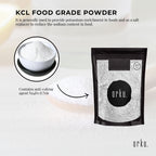 2Kg Potassium Chloride Powder - Pure E508 Food Grade Salt Substitute Replacer