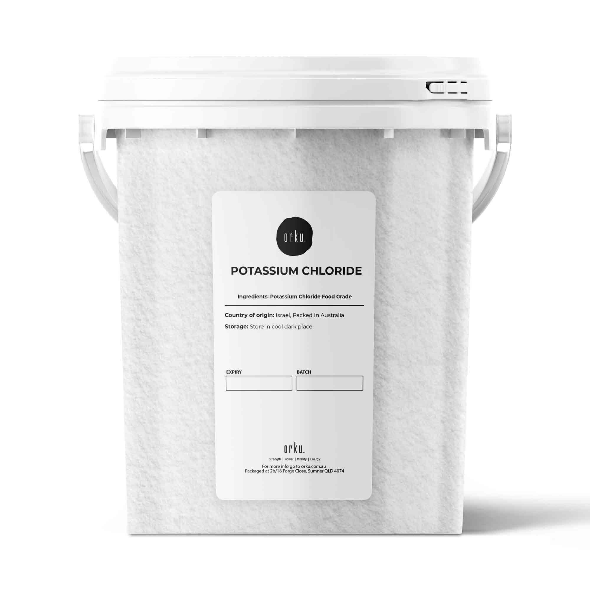 1.3Kg Potassium Chloride Powder Tub - Pure KCL E508 Food Grade Replacer