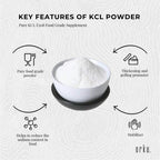 5Kg Potassium Chloride Powder Tub - Pure KCL E508 Food Grade Replacer
