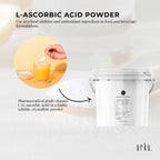 Orku 5Kg Vitamin C Powder in Tub Pure L-Ascorbic Acid - USP Grade Non-GMO