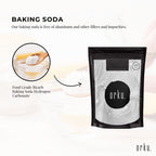 2Kg Sodium Bicarbonate - Food Grade Bicarb Baking Soda Hydrogen Carbonate Powder