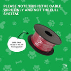 500m Dog Underground Boundary Fence Wire Invisible Cable - For TP16 Collar