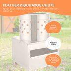 50cm Chicken Feather Plucker Electric Automatic Machine - Poultry Turkey