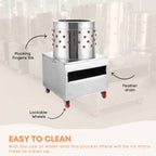 50cm Chicken Feather Plucker Electric Automatic Machine - Poultry Turkey