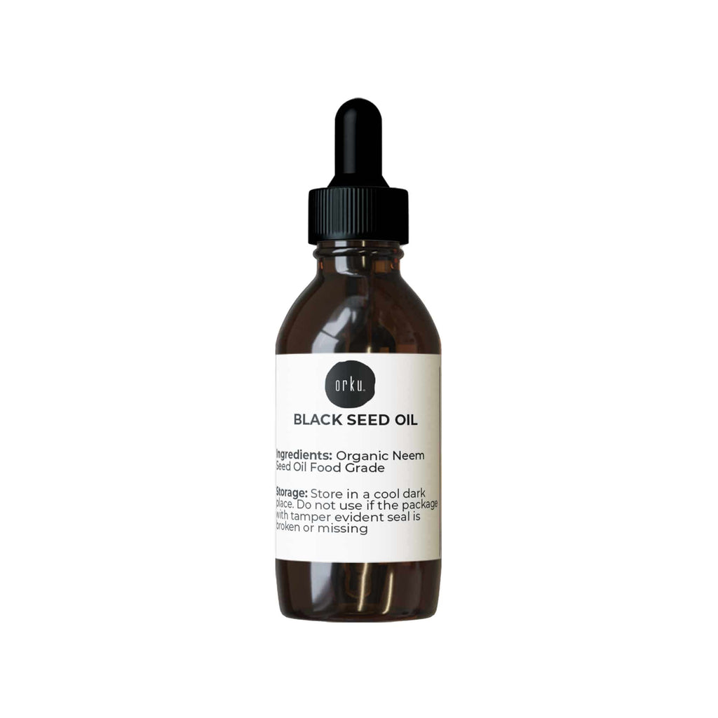 Orku 25ml Pure Black Seed Oil Cold Pressed 100% Ethiopian Nigella Sativa Cumin
