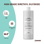Kemmie 1L DMSO Liquid 99.9% Pure -  USP Grade Dimethyl Sulfoxide Solvent