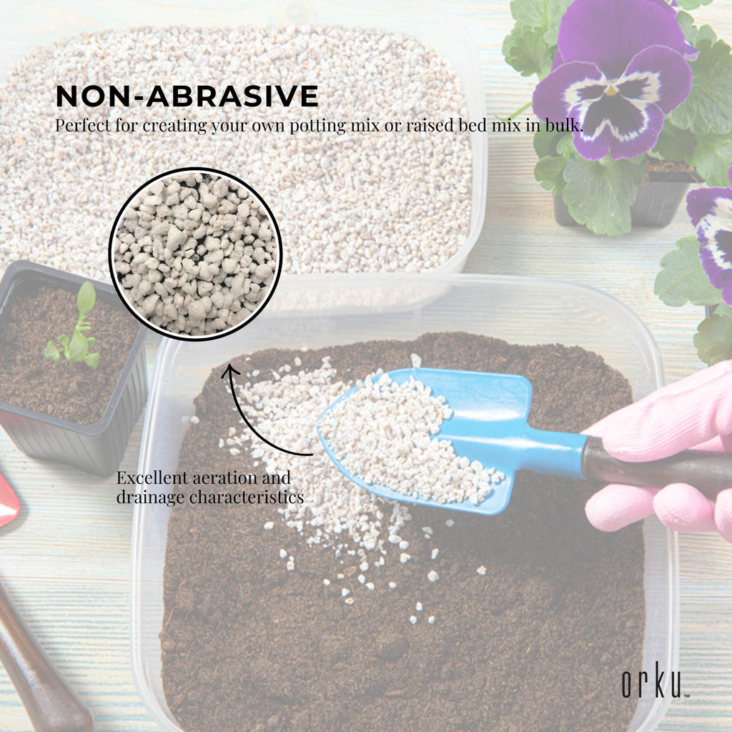 100L Perlite Organic Super Coarse Premium Soil Expanded Medium Plants Hydroponic