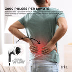 Full Body Vibration Handheld Massager - 4 Massage Heads Neck Shoulders Back Legs