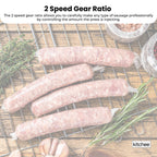 7L Manual Vertical Sausage Filler - Stainless Stuffer Meat Press Machine