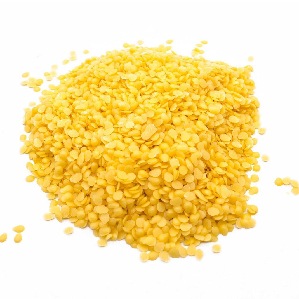 10kg Orku Organic Beeswax Pellets Yellow - Cosmetic Grade Quality Pure Bees Wax