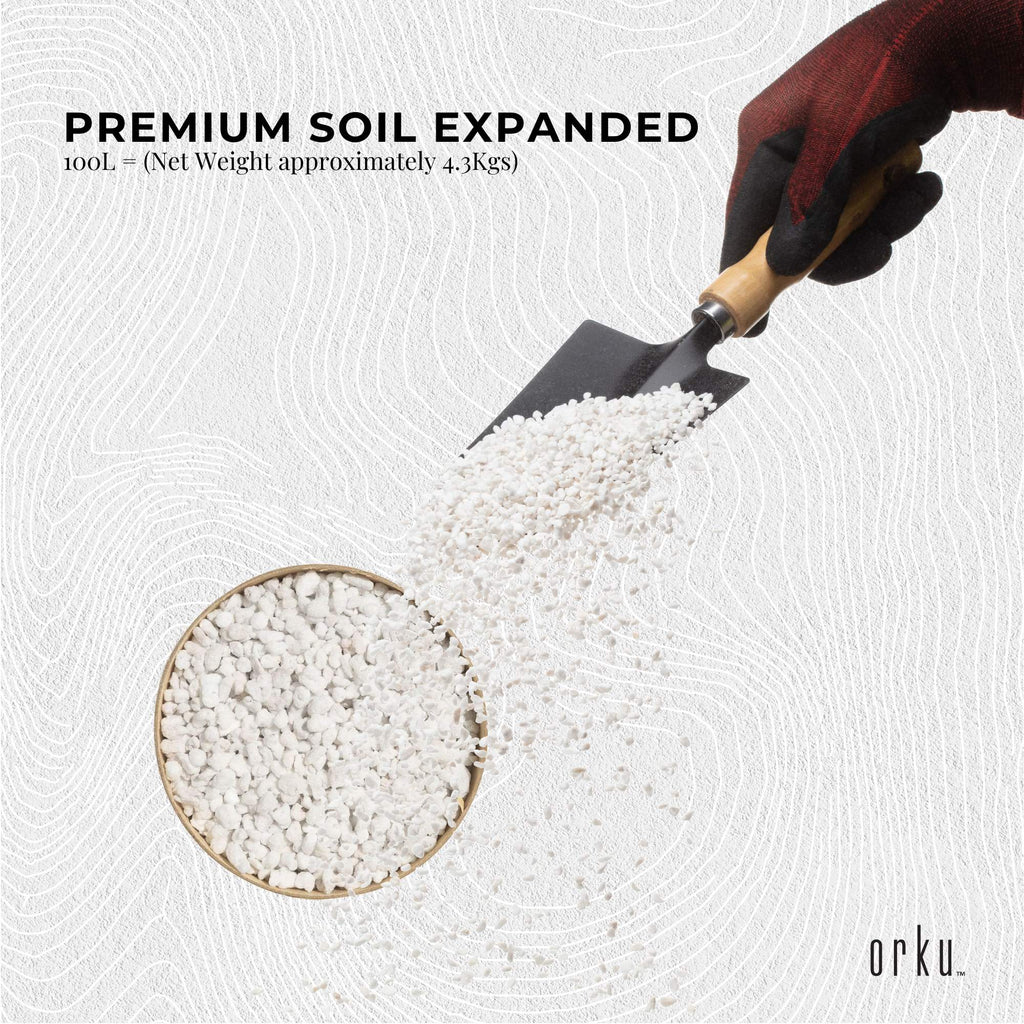 100L Perlite Coarse Premium Soil Expanded Medium Plants Hydroponics Bulk