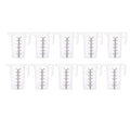 10x 3L Measuring Jug Heavy Duty Clear Plastic Propylene Food Grade BPA 5 Pro-Jug