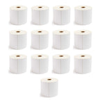 13x Rolls x 400 Label Stickers 102x150mm - Direct Thermal White Shipping Labels